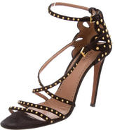 Thumbnail for your product : Alaia Studded Ankle-Strap Sandals