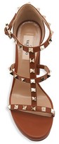 Thumbnail for your product : Valentino Garavani Rockstud T-Strap Leather Sandals