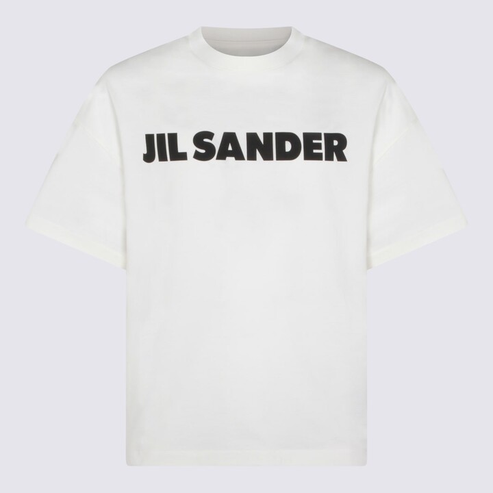 Jil Sander White Cotton T-shirt
