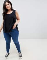 Thumbnail for your product : ASOS Curve CURVE Tank In Swing Fit With Scoop Hem