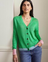 Thumbnail for your product : Boden Colourblock Linen Cardigan