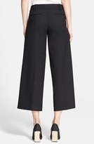 Thumbnail for your product : Tory Burch 'Marlie' Stretch Wool Wide Leg Crop Pants
