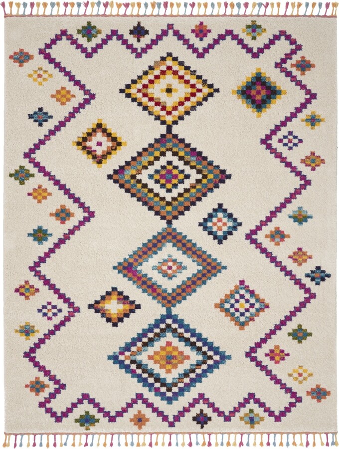 Closeout! Nourison Home Mecca MEC01 Ivory 7'10\