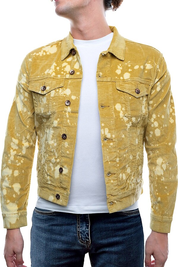 Denim Bay Bleach Dye Corduroy Trucker Jacket ShopStyle