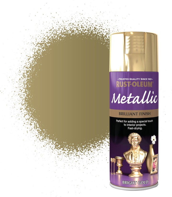 RustOleum Bright Gold Metallic Spray Paint Gold ShopStyle Artwork