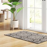 Thumbnail for your product : Threshold 4'X5'6" Washable Medallion Tufted And Hooked Accent Rug Gray