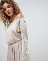 Thumbnail for your product : AX Paris Long Sleeve Wrap Front Dress