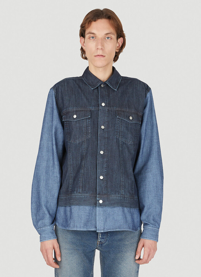 (Di)vision x Won Hundred Hybrid Shirt - Shirts Blue M