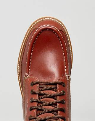 Superdry Everest Leather Lace Up Boots In Brown
