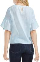 Thumbnail for your product : Vince Camuto Ruffle-Sleeve Crinkle Top