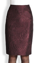 Thumbnail for your product : Lafayette 148 New York Revelin Scroll Jacquard Skirt