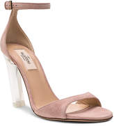 Thumbnail for your product : Valentino Suede Twinkles Ankle Strap Sandals