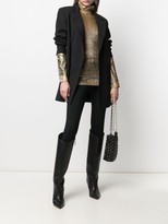 Thumbnail for your product : Paco Rabanne Metallic-Effect High-Neck Top
