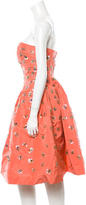 Thumbnail for your product : Oscar de la Renta Embellished Dress w/ Tags