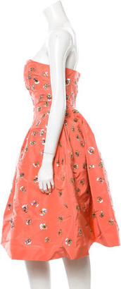 Oscar de la Renta Embellished Dress w/ Tags