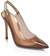 Thumbnail for your product : Gianvito Rossi Kyle PVC Slingback Pumps