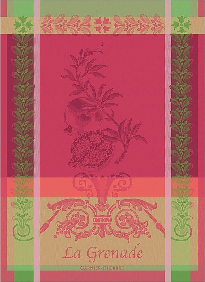 Garnier Thiebaut Grenade Rose Kitchen Towel