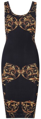 Versace Jeans Couture Baroque Printed Mini Dress