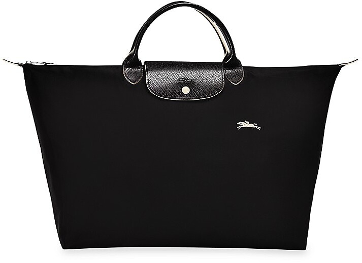 longchamp black shoulder bag