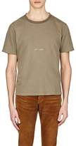 Thumbnail for your product : Saint Laurent Men's Logo Cotton T-Shirt - Olive
