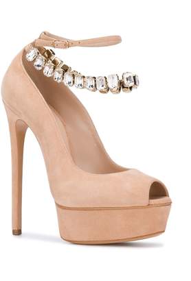 Casadei Crystal-embellished sandals