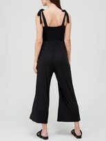 Thumbnail for your product : Very Tie Shoulder Jumpsuit - Black