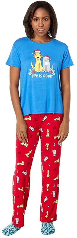 Life is Good Pawlidays Lightweight Pajama Gift Set - ShopStyle