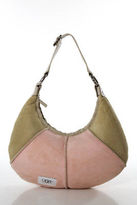 Thumbnail for your product : UGG Beige Suede 2 Tone Shoulder Handbag Size Small