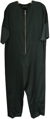 Cédric Charlier Green Wool Jumpsuit for Women