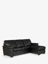 Thumbnail for your product : John Lewis & Partners Camden RHF Storage Chaise End Leather Sofa Bed