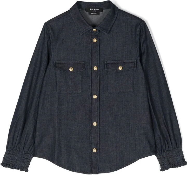 Button-Down Fastening Shirt