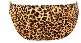 Thumbnail for your product : Charlotte Russe Leopard Print Ruched Bikini Bottoms