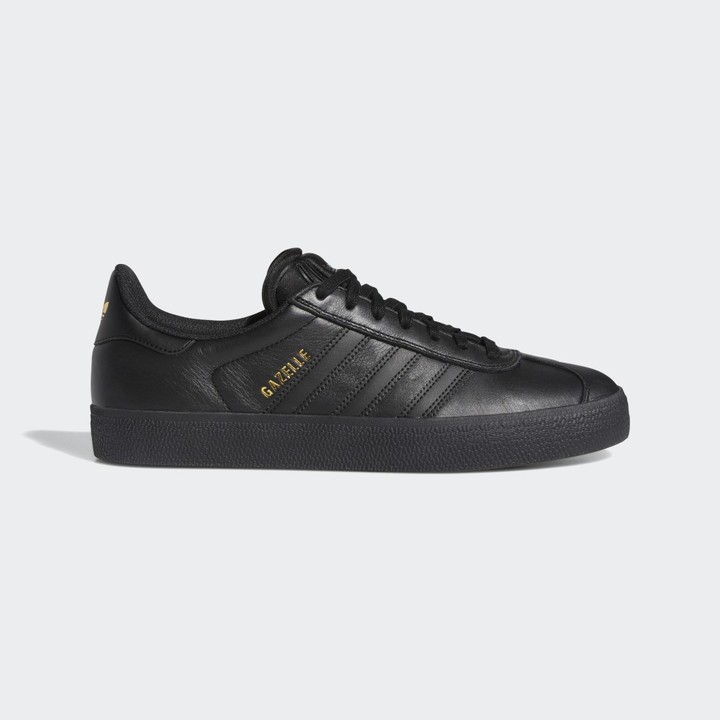 ladies black adidas gazelle trainers