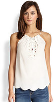 Thumbnail for your product : Madison Marcus Beaded Silk Tank