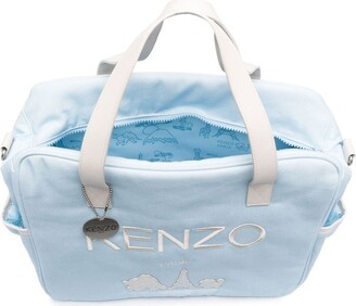 Kenzo Kids Embroidered-Logo Changing Bag