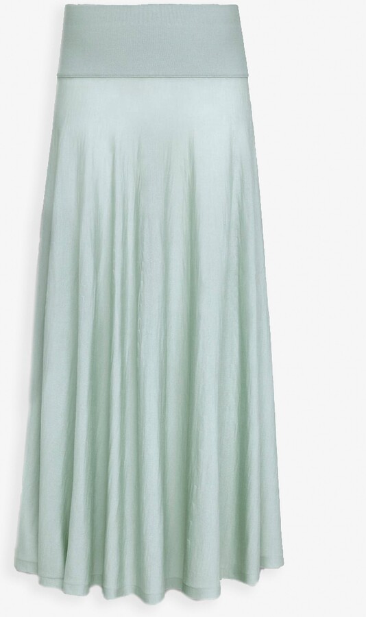 Maxi light blue skirt