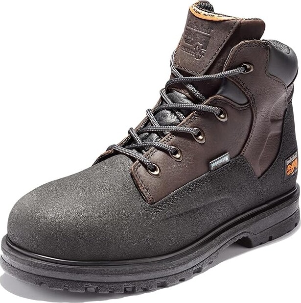 Timberland Power Welt 6 Waterproof Steel Toe Men's Work Lace-up Boots Rancher Brown 1 : 11 E - Wide, Leather