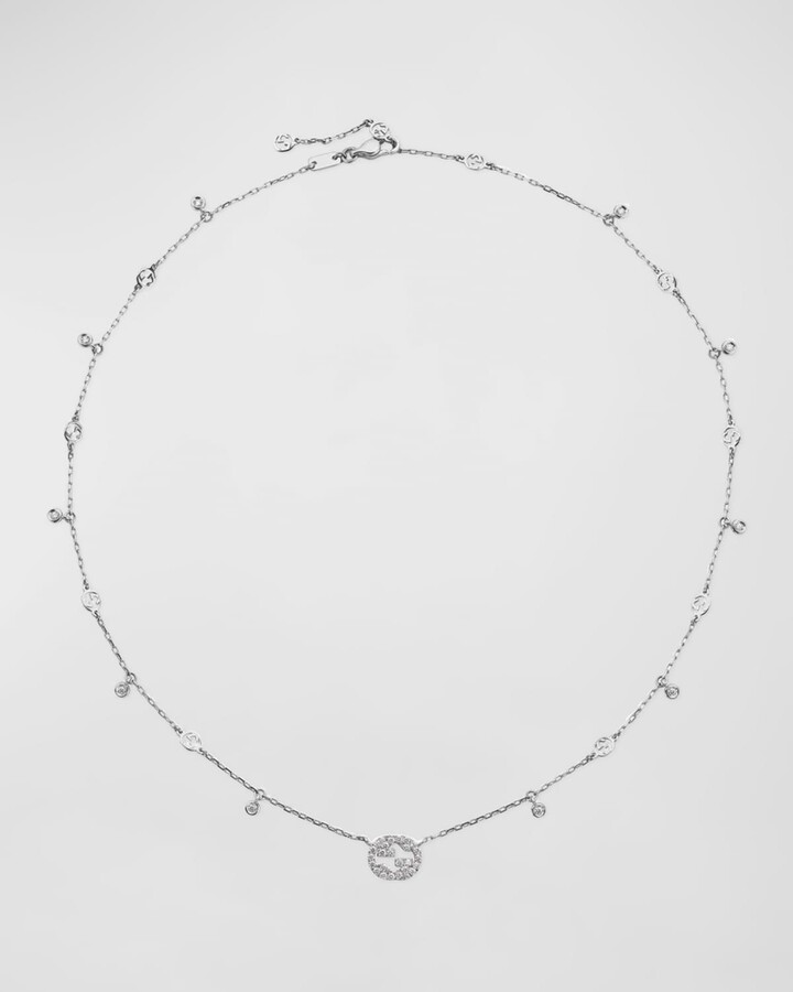 Gucci Diamond Interlocking G Charm Necklace - ShopStyle