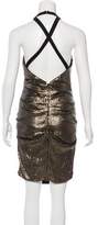 Thumbnail for your product : Nicole Miller Sequined Knee-Length Dress w/ Tags