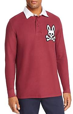 Psycho Bunny Derby Long-Sleeve Classic Fit Polo Shirt