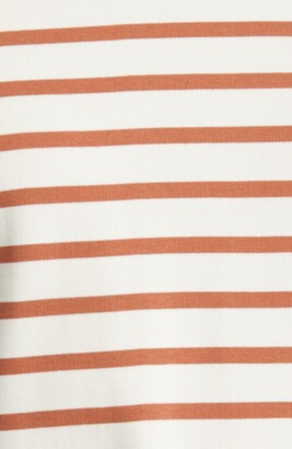 Closed Stripe Long Sleeve Organic Cotton T-Shirt