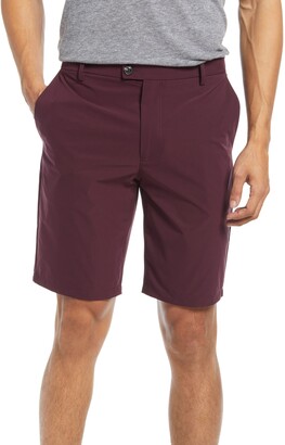 mens burgundy chino shorts