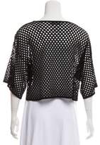 Thumbnail for your product : Emilio Pucci Open Knit Short Sleeve Top