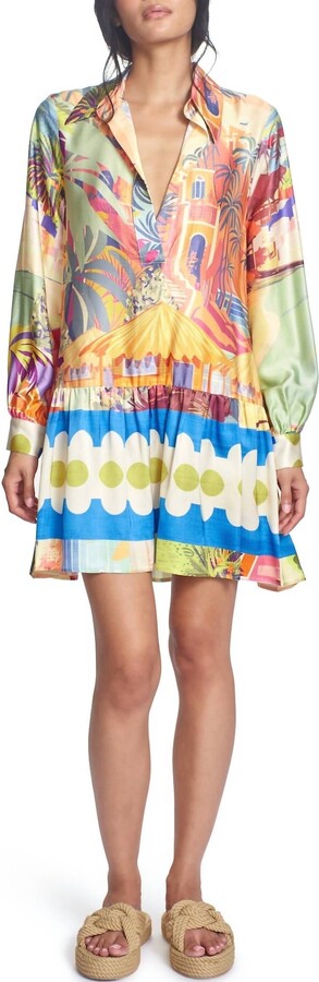 Corey Lynn Calter Sybil Mini Dress In Multi