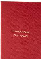 Thumbnail for your product : Smythson Inspirations And Ideas Panama Notebook - Red