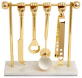 Thumbnail for your product : Jonathan Adler Five-Piece Macho Mantiques Barbell Brass Barware Set