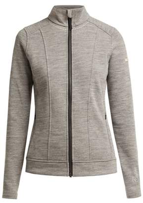 Capranea - Divine Zip Through Wool Blend Jacket - Womens - Grey