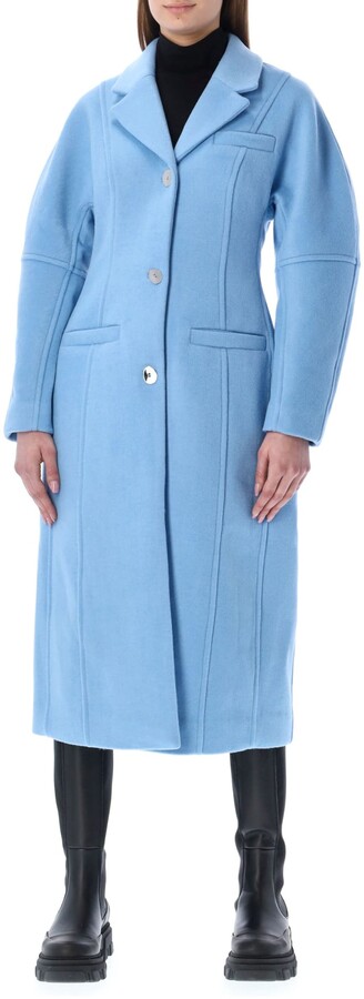 fitted wool coat womens