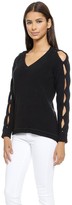 Thumbnail for your product : Milly Peek-A-Boo Sleeve Pullover