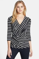Thumbnail for your product : Vince Camuto 'Retro Stripes' Knit Top (Regular & Petite)